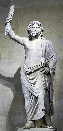 Zues with lightening